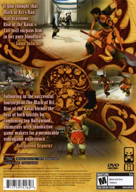 Rise of the Kasai box cover back